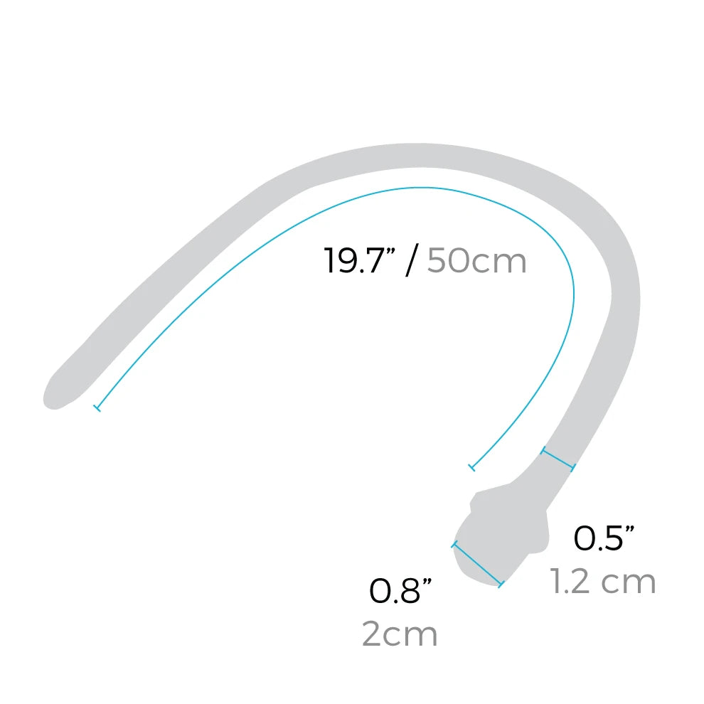 Black Anal Douche 500mm Length