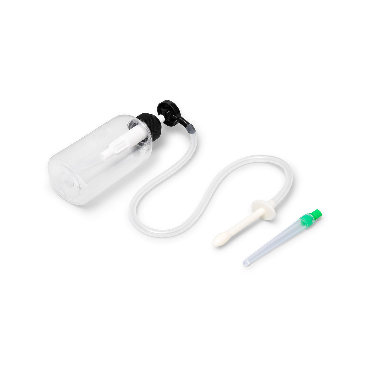 Enema Bottle With Nozzle Attachments
