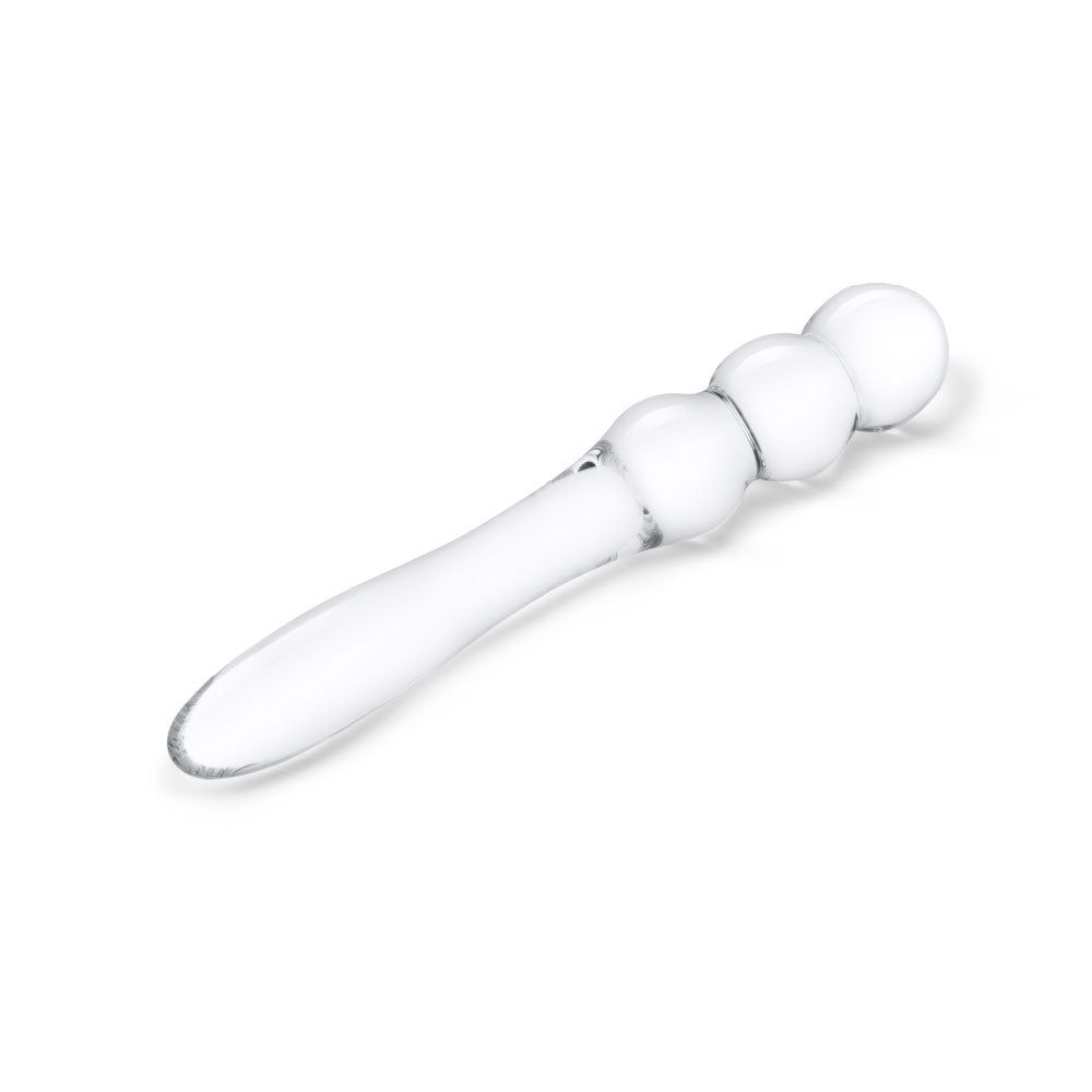 8” Double Ended Dildo With Beads