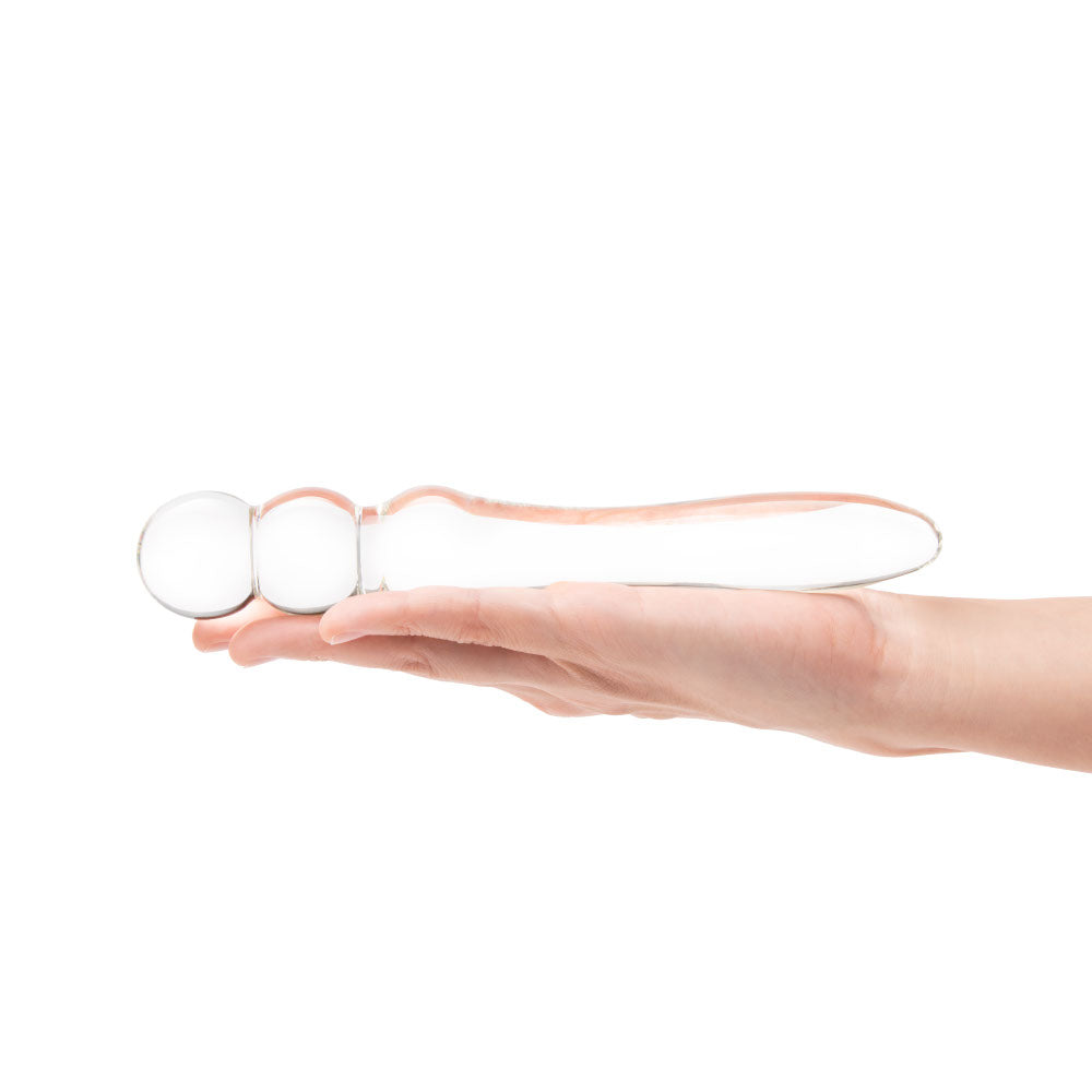 8” Double Ended Dildo With Beads