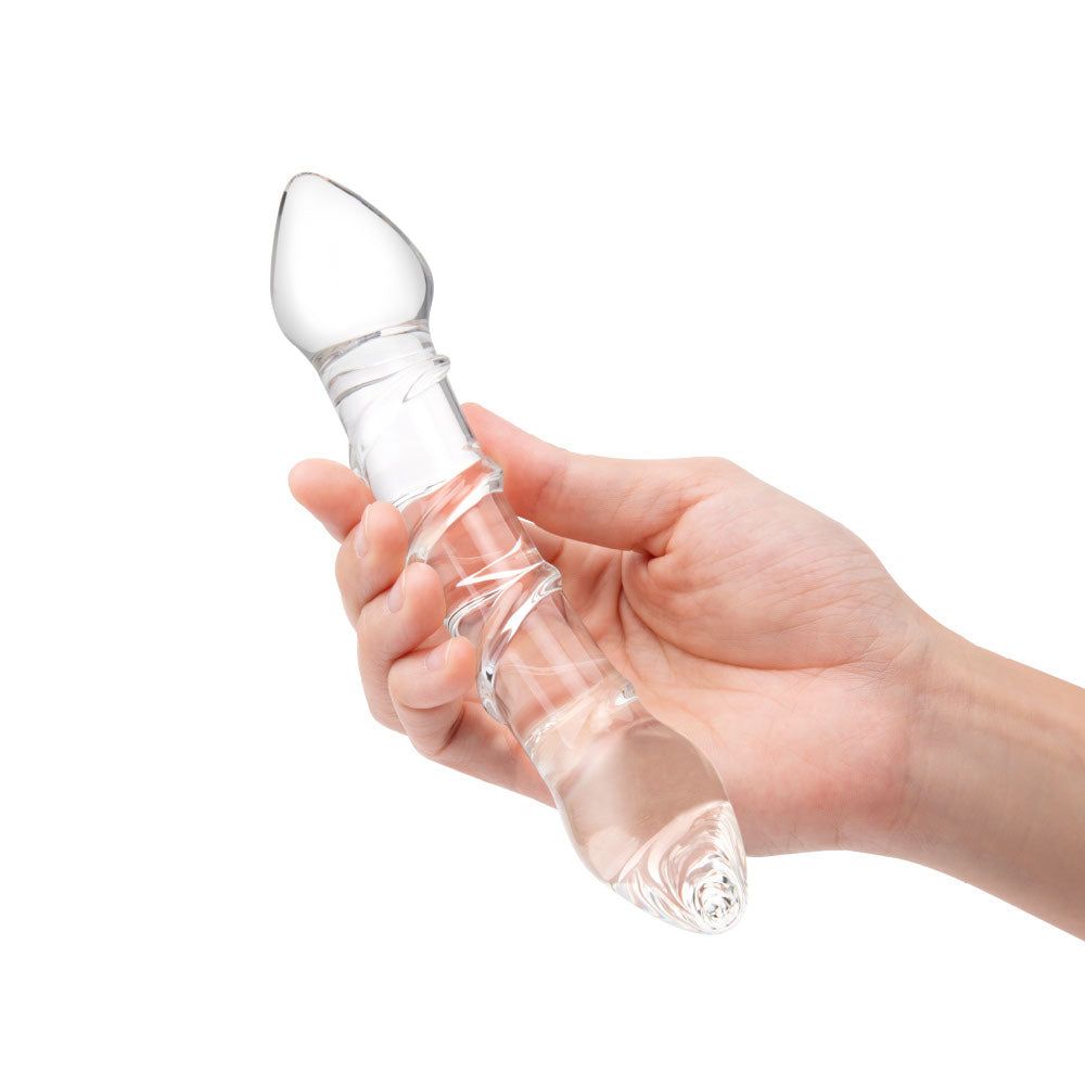 7.25" Girthy Double Ended Swirly Dildo
