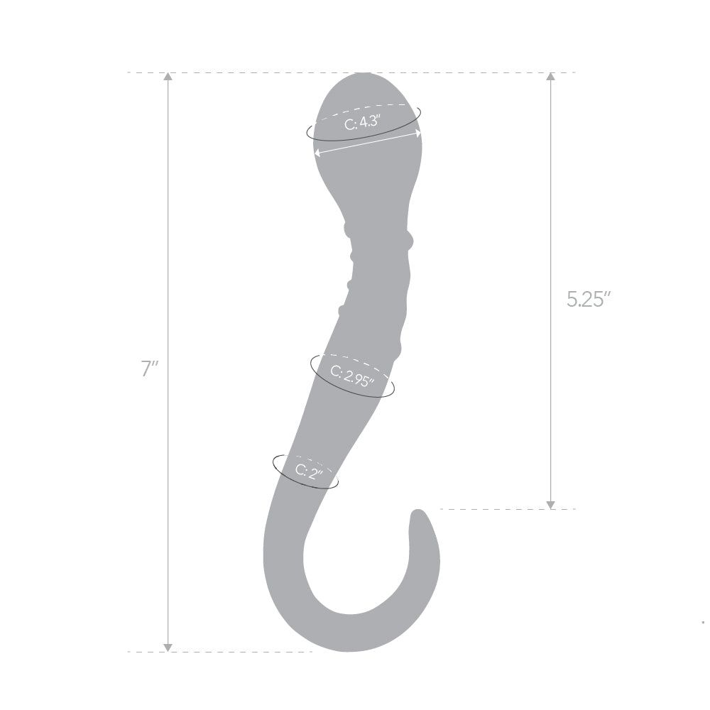 7" Rippled Indulgence G-Spot Dildo