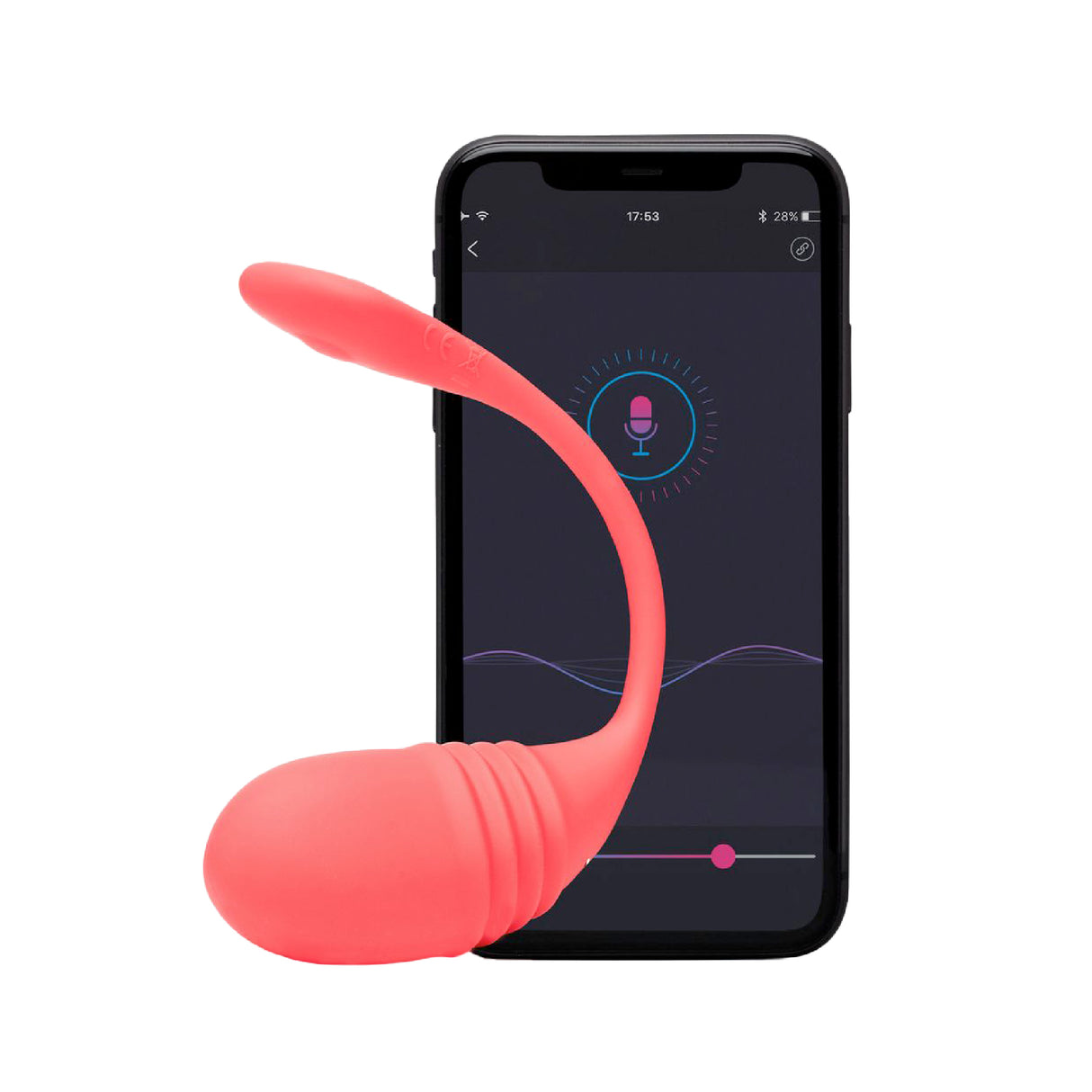 Lovense Vulse Rechargeable Silicone Thrusting Egg Vibrator