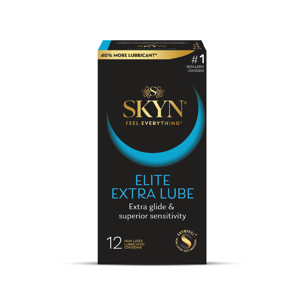 SKYN Elite Extra Lube 12 Count Non-Latex Condoms