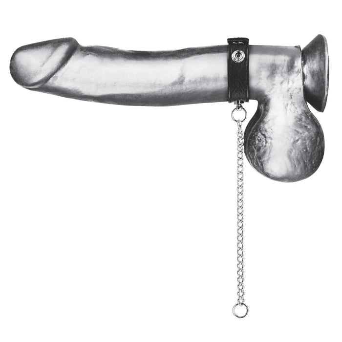 Snap Cock Ring with 12" Leash