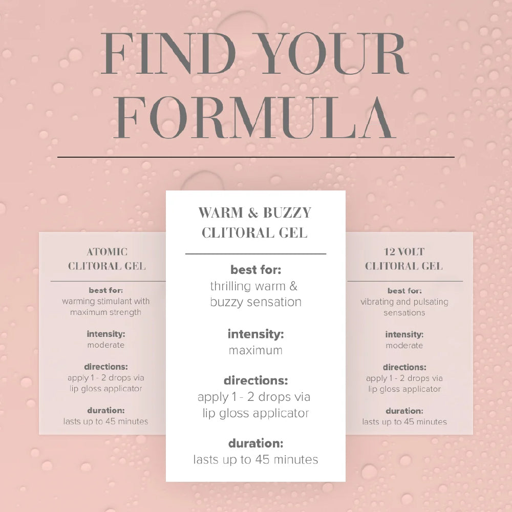 System JO Original Warm & Buzzy Water-Based Clitoral Gel 0.34 Fl.Oz. (10 ml)