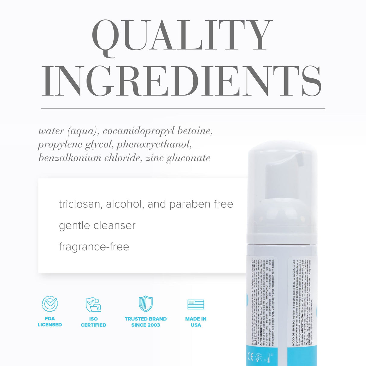 System JO Refresh Foaming Toy Cleaner 1.7 fl.oz. (50 ml)