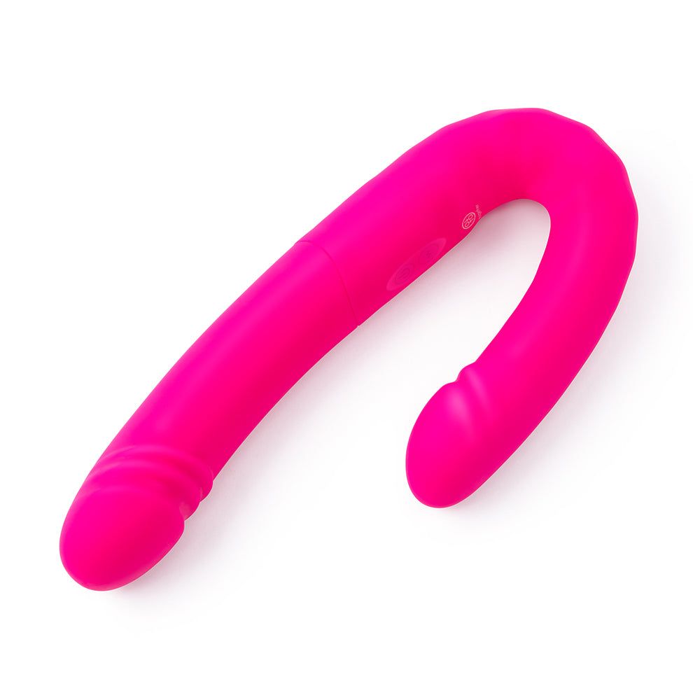 Shop the Together Vibes Duo Together Double Ended Vibrating and Thrusting Dildo