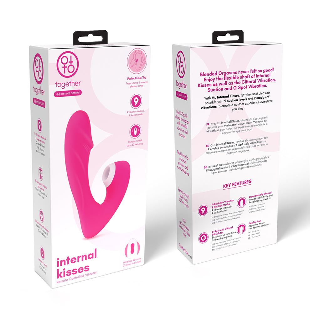 Shop the Together Vibes Internal Kisses Remote Controlled Vibrator