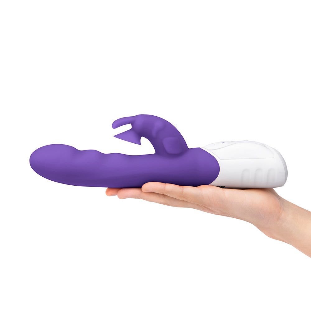 Rabbit Essentials Clitoral Suction Rabbit Vibrator in Purple