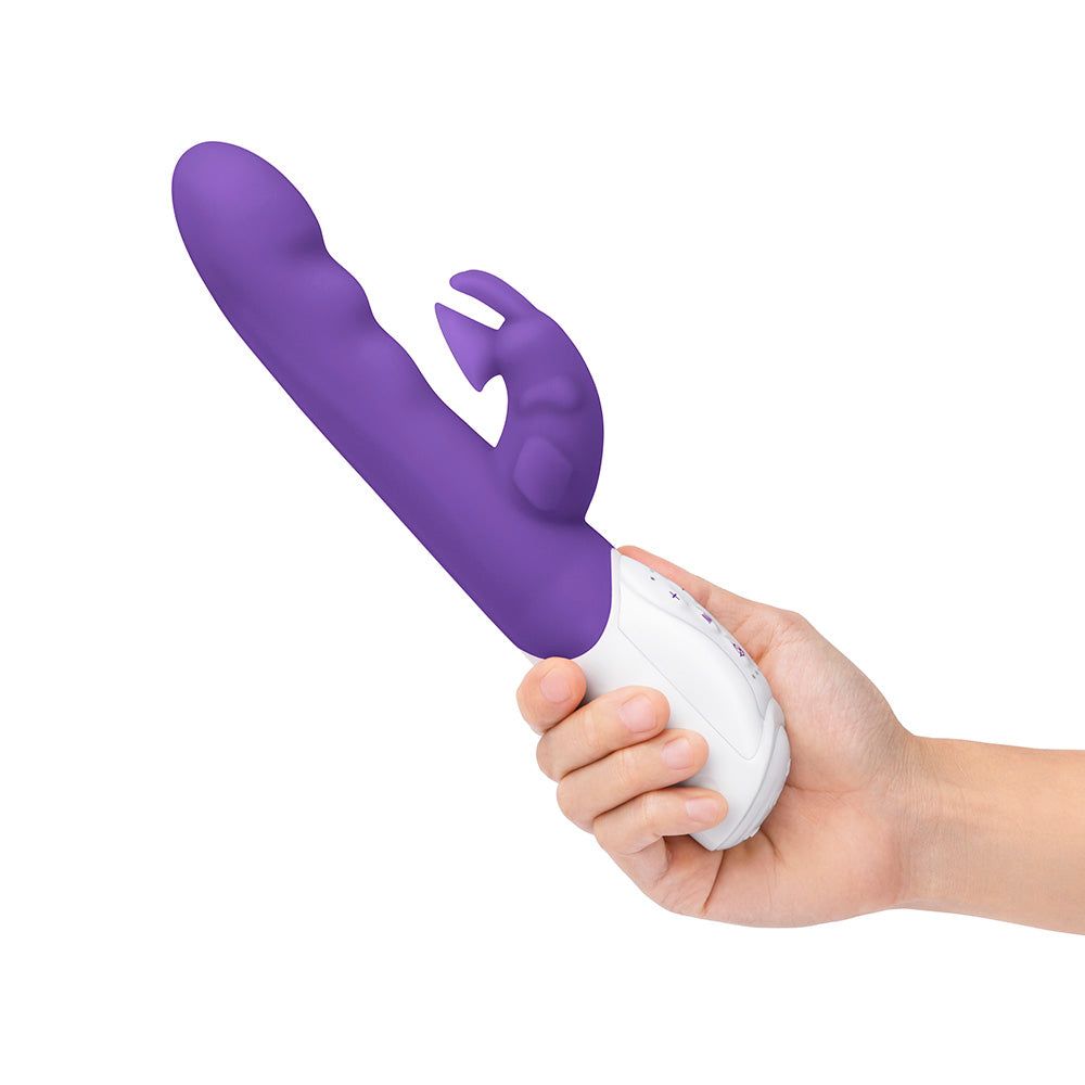 Rabbit Essentials Clitoral Suction Rabbit Vibrator in Purple