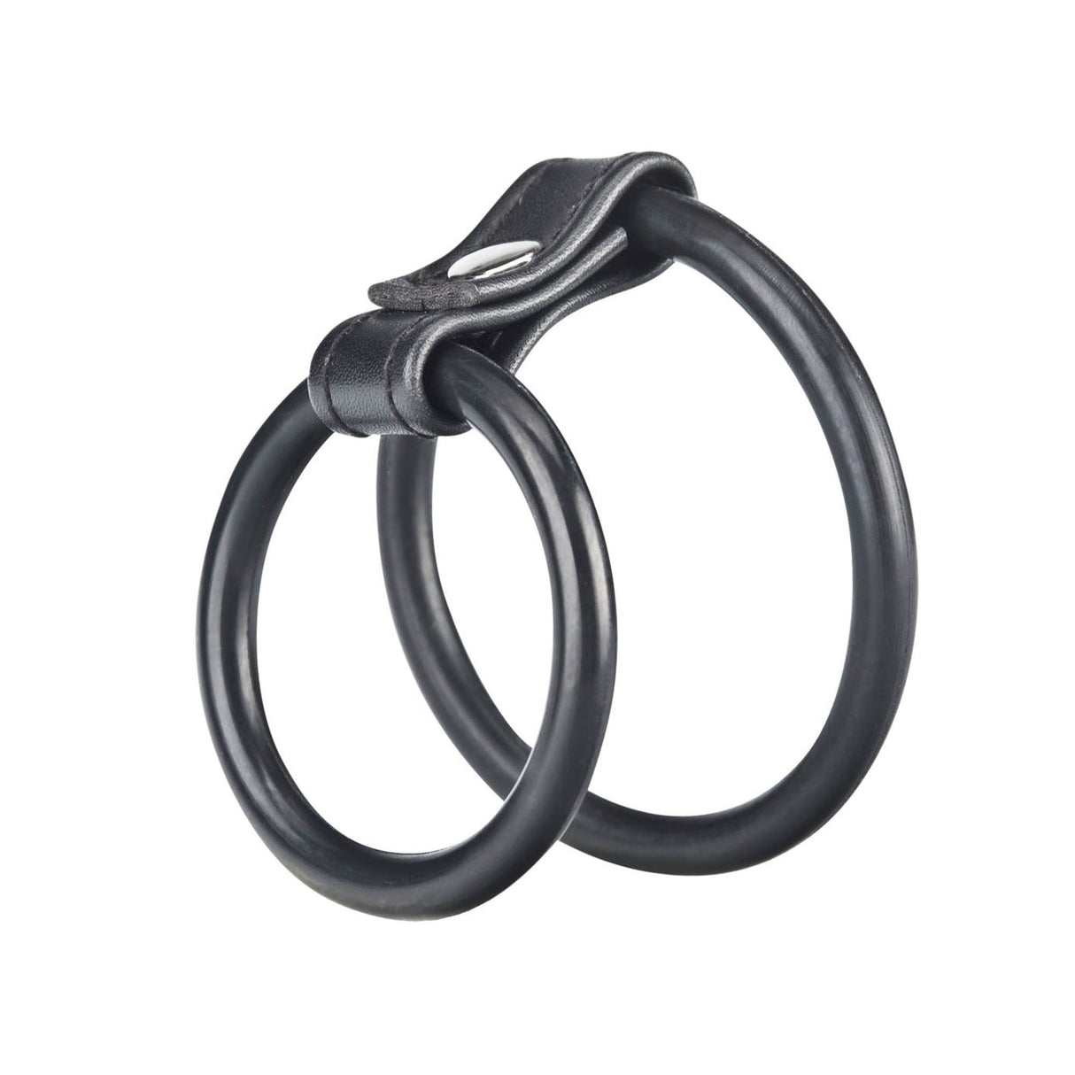 Blue Line Men Duo Cock & Ball Ring at glastoy.com