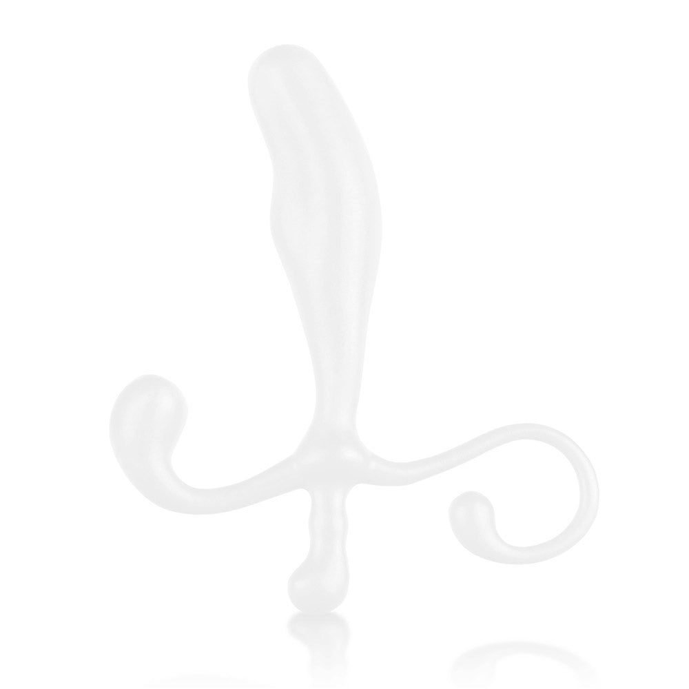 Shop the Blue Line Men 5" Male P-Spot Prostate Massager - White at Glastoy.com