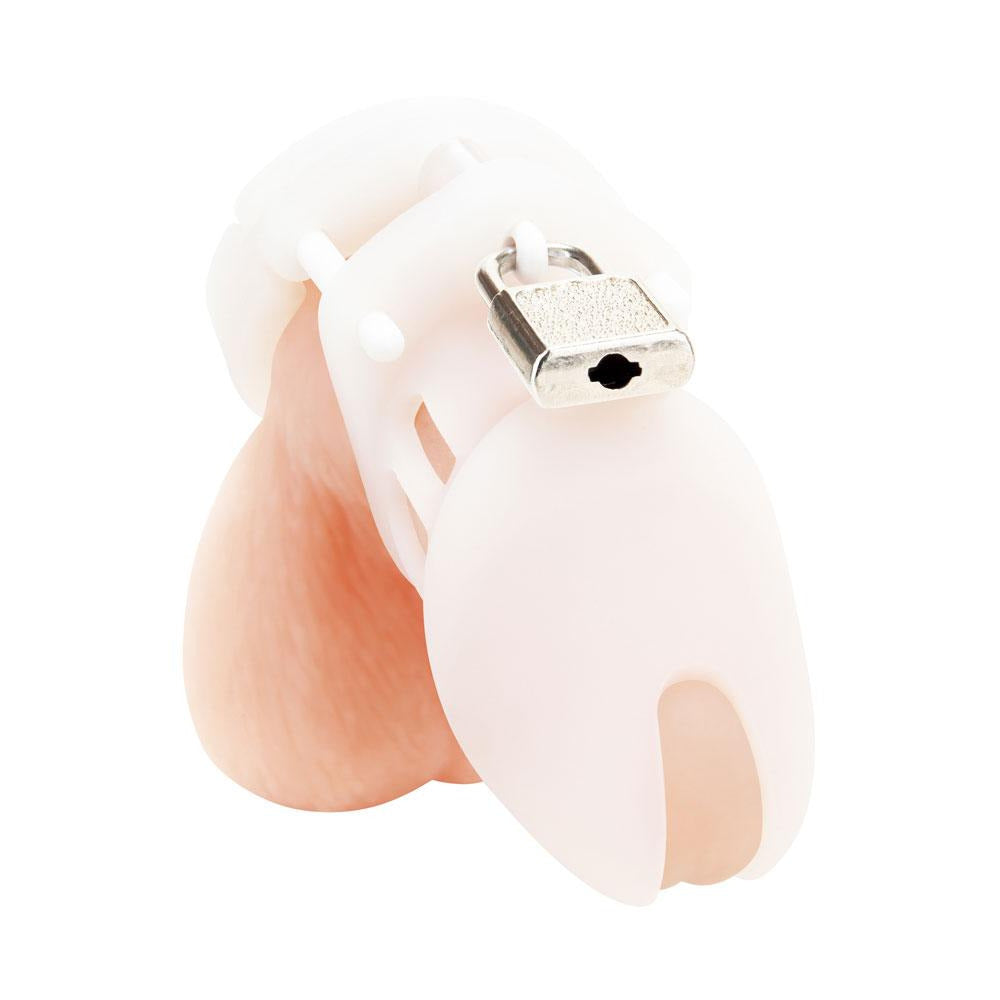 Blue Line Men Silicone Chastity Cage at Glastoy.com