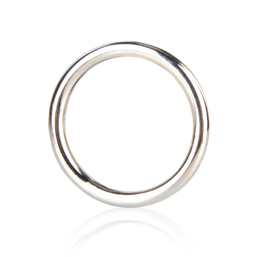 Blue Line Men Steel Cock Ring 1.5" at Glastoy.com