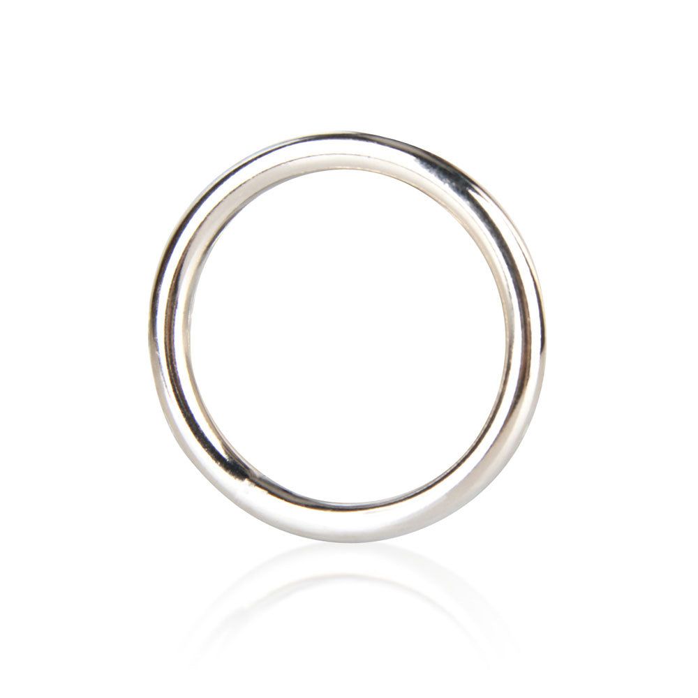 Blue Line Men Steel Cock Ring 1.3" at Glastoy.com