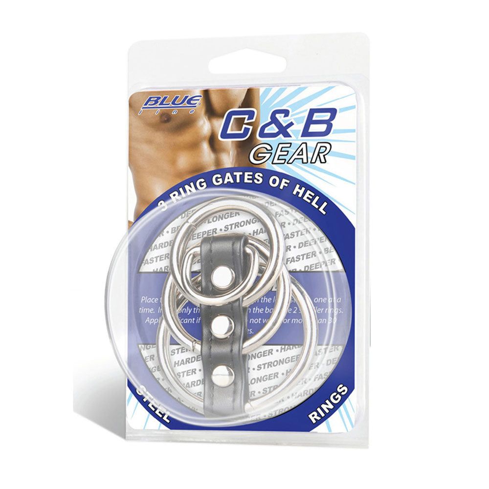 Blue Line Men 3 Ring Gates Of Hell with Lead at Glastoy.com