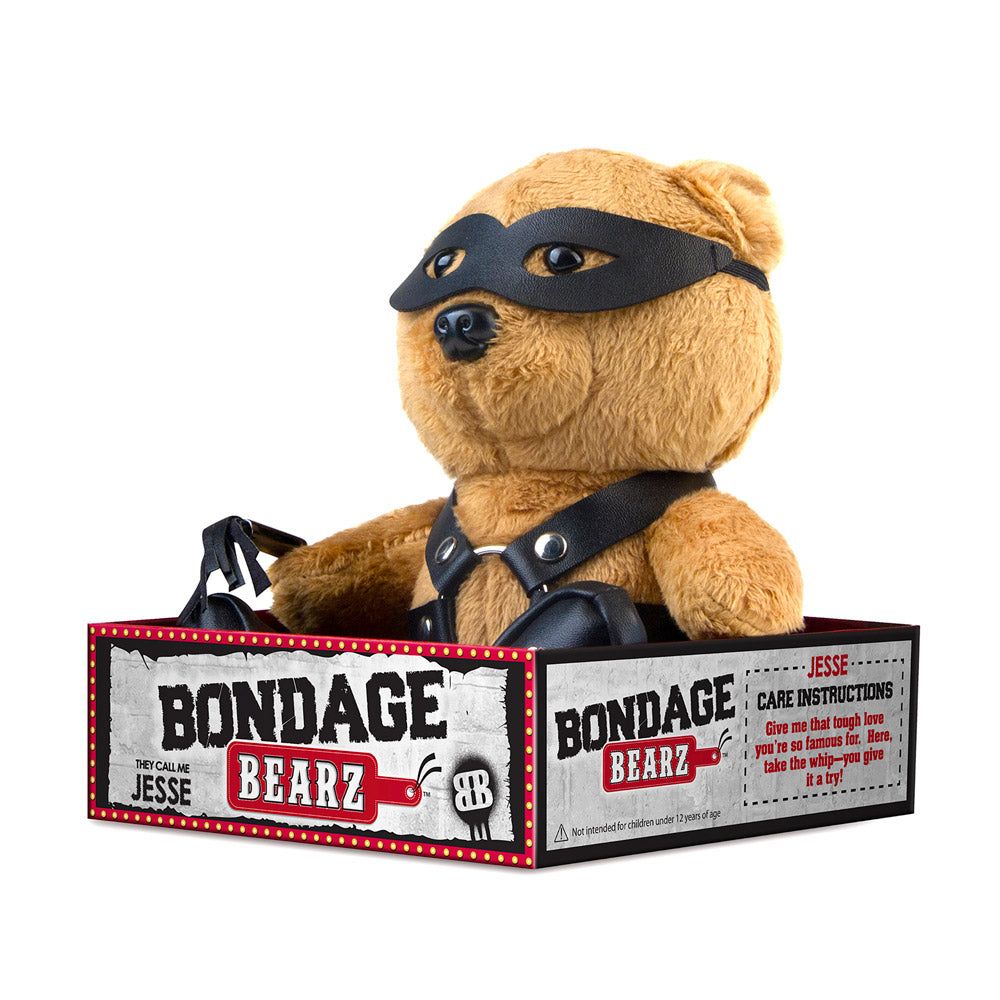 Shop the Bondage Bearz Freddie Flogger Dominatrix (Jesse) - Bondage Teddy Bear at Glastoy.com