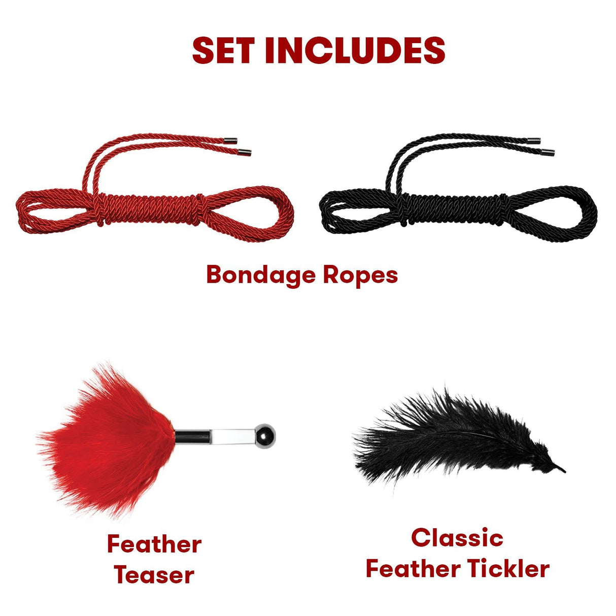 Lux Fetish Bondage-In-A-Box Everything You Need Bedspreader and Bed Restraint 20PC Set at glastoy.com