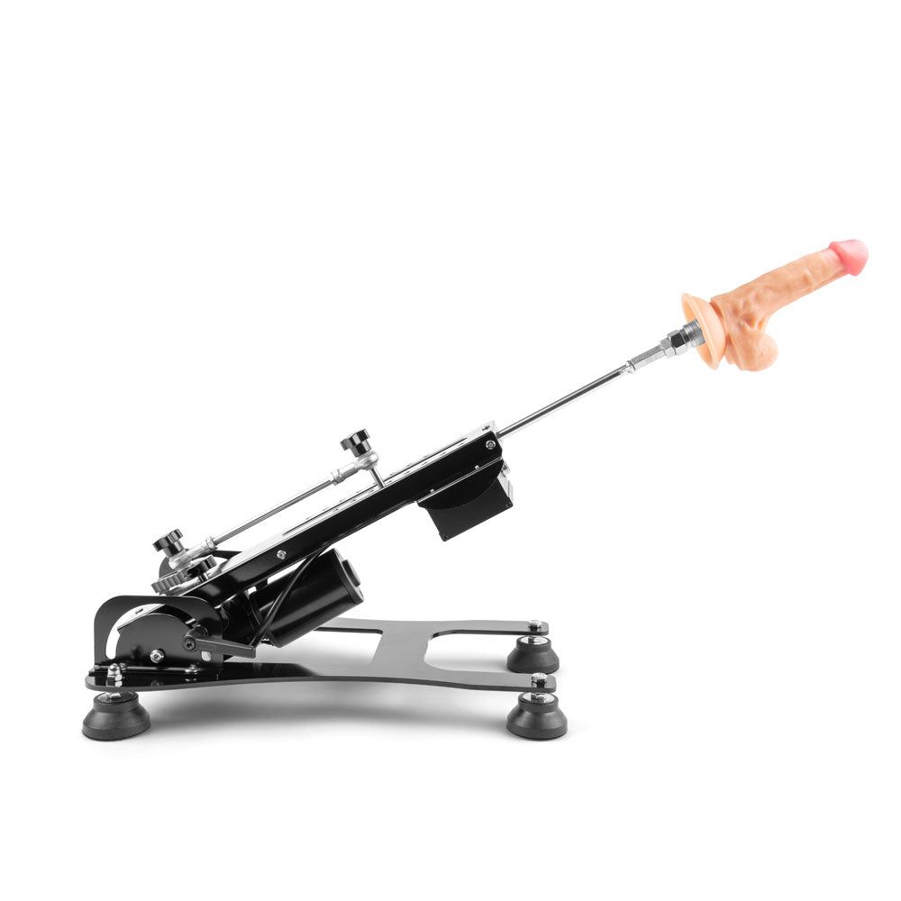 Lux Fetish Thrusting Sex Machine With Controller & Two Realistic Dildos at Glastoy.com