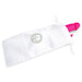 Shop the Rabbit Essentials Realistic Rabbit Vibrator with Throbbing Shaft in Pink in the included satin storage pouch at Glastoy.com