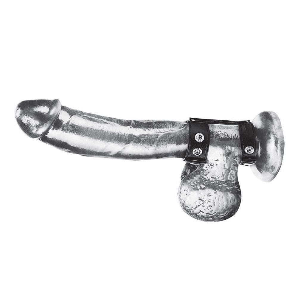 Shop the Blue Line Men Duo Snap Cock & Ball Ring at glastoy.com