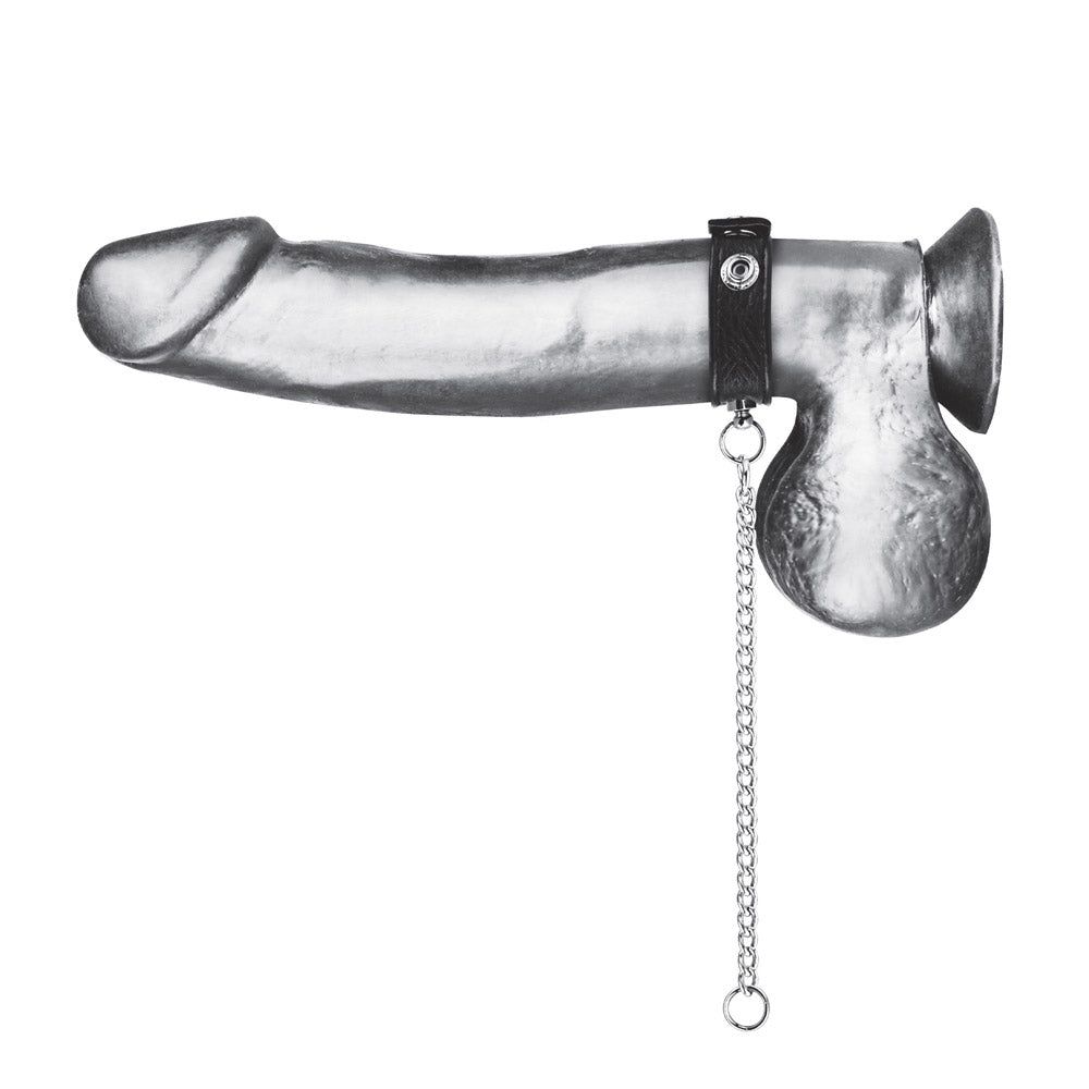 Shop the Blue Line Men Snap Cock Ring with 12" Leash at glastoy.com