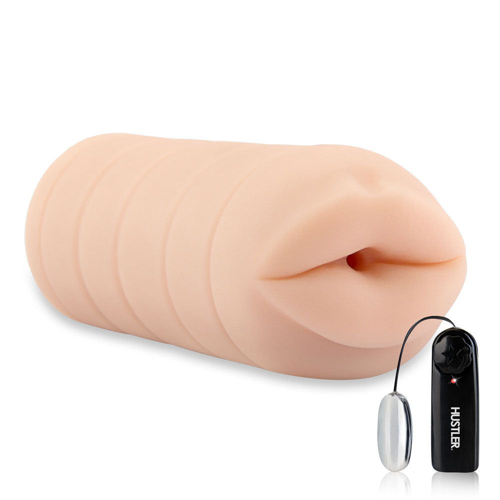 Shop the Hustler Bree Olson - Vibrating Blowjob Male Masturbator Stroker at Glastoy.com
