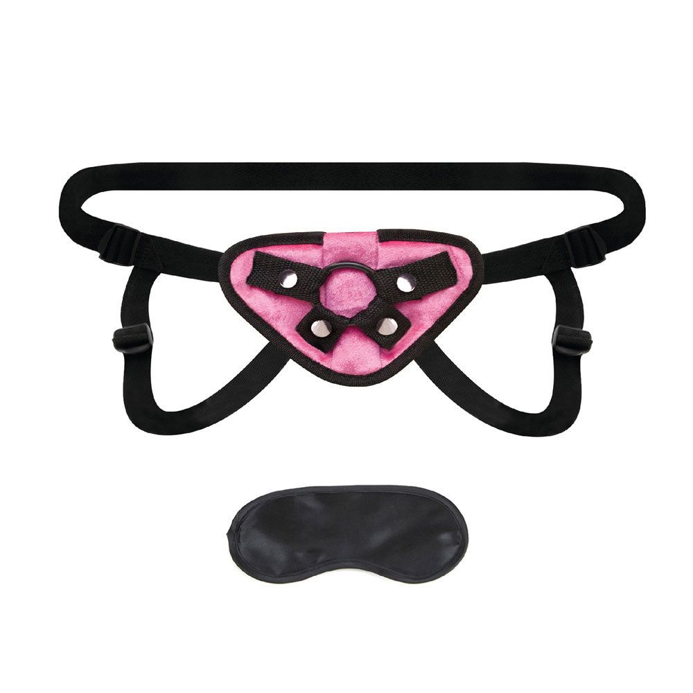 Buy the Lux Fetish Adjustable Strap-on Harness, Pink at Glastoy.com