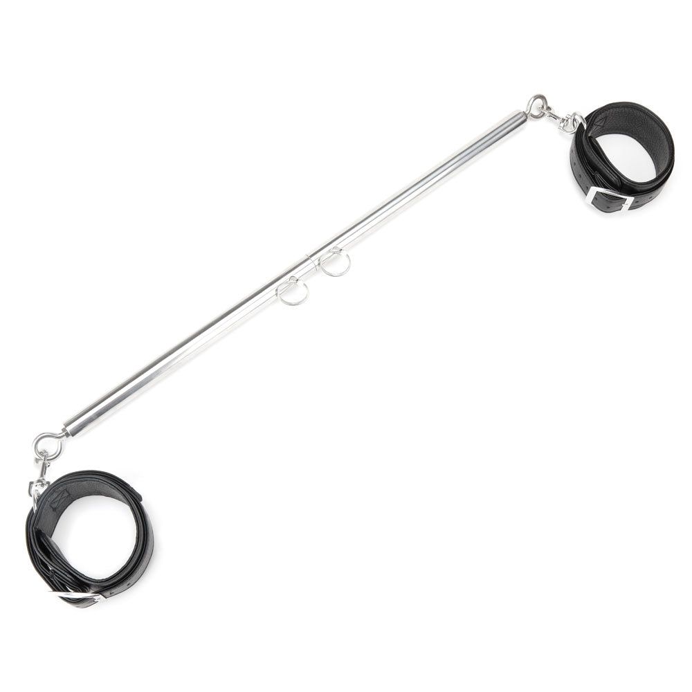 Buy the Expandable Spreader Bar and Cuffs Set by Lux Fetish at Gläs