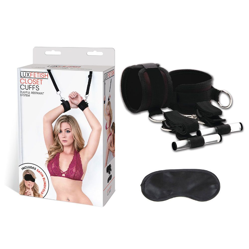 Shop the Lux Fetish Over The Door Entry Restraint BDSM Cuffs at Glastoy.com