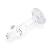 3.35" Sweet Twist Butt Plug - Medium Detail View: Close-up of the uniquely textured twist contour and smoothly tapered insertion point.

