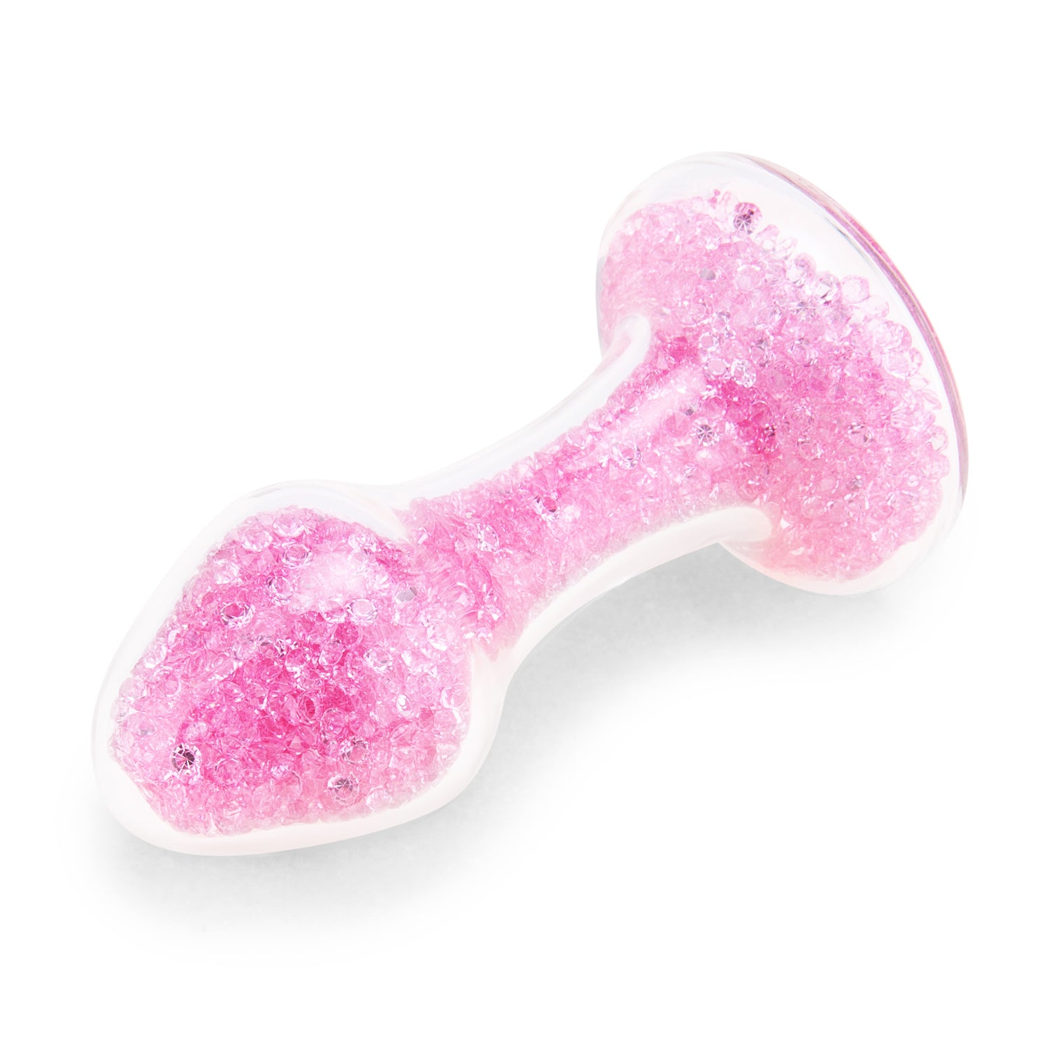 3.4"-4" Pink Celestia Butt Plug - Glass | Teardrop Plug | Gls 3.4"-4" Pink Celestia Butt Plug - Glass | Teardrop Plug | Gls