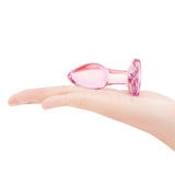 3" Bubble Gem Butt Plug - Small  handheld for scale