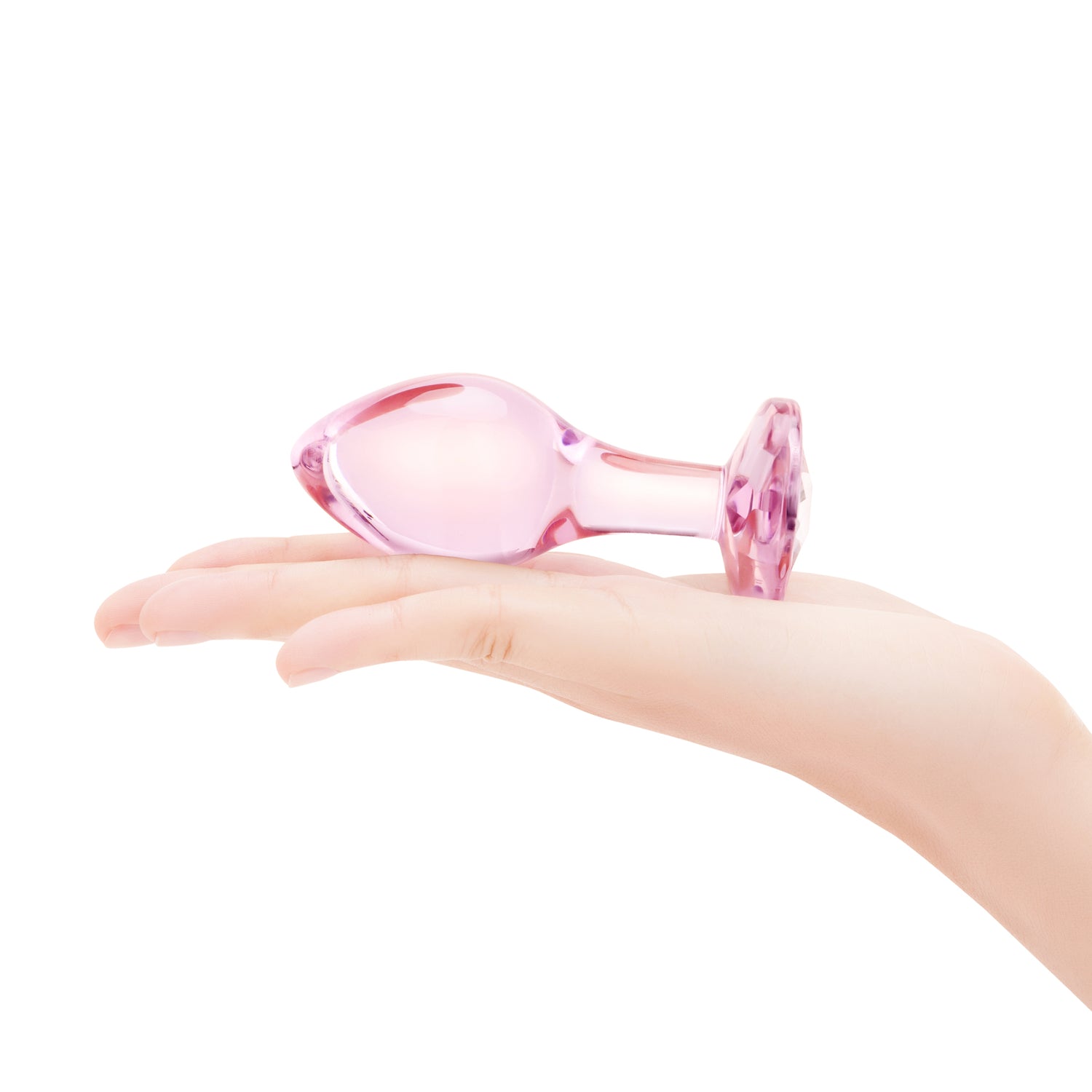 4" Bubble Gem Butt Plug - Large handheld for scale