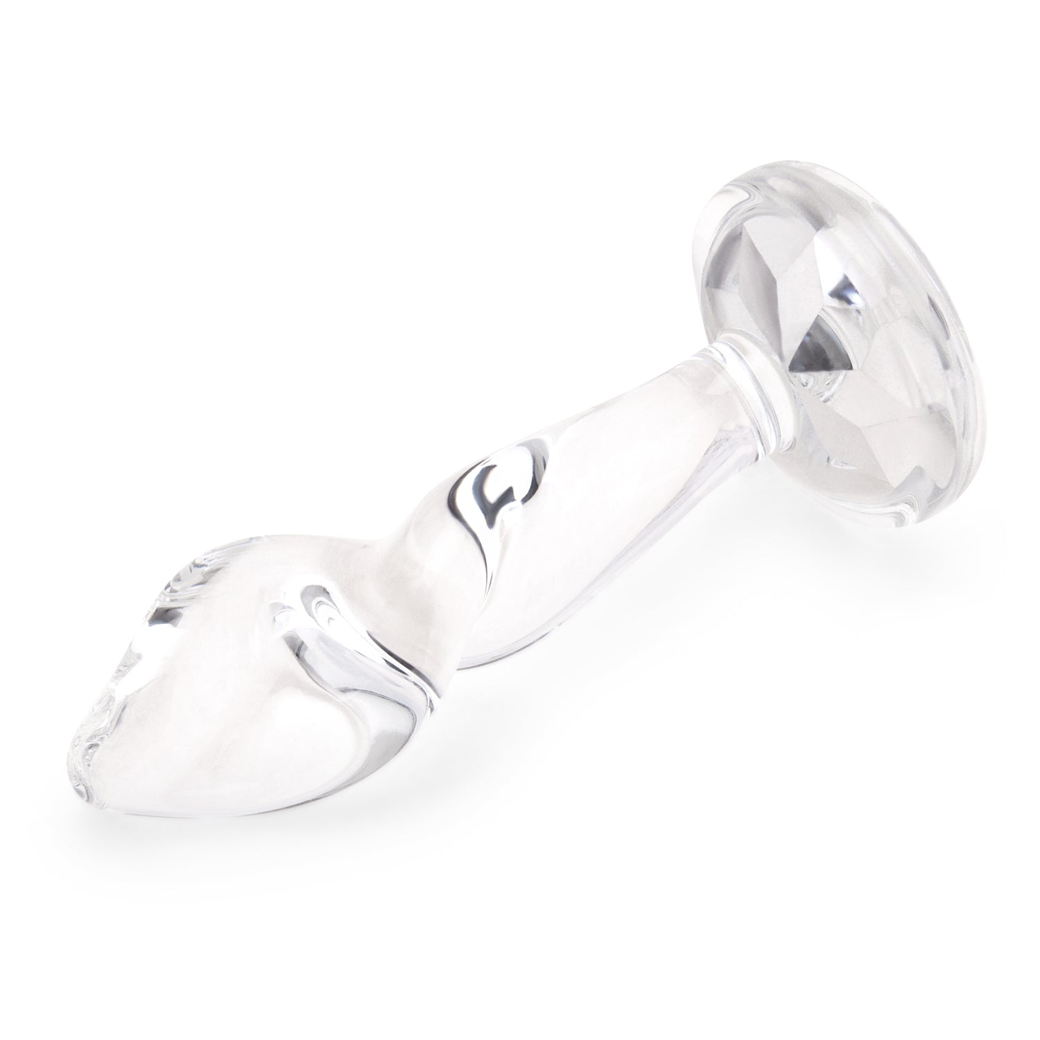 4" Sweet Twist Butt Plug - Large Detail View: Close-up of the uniquely textured twist contour and smoothly tapered insertion point.
