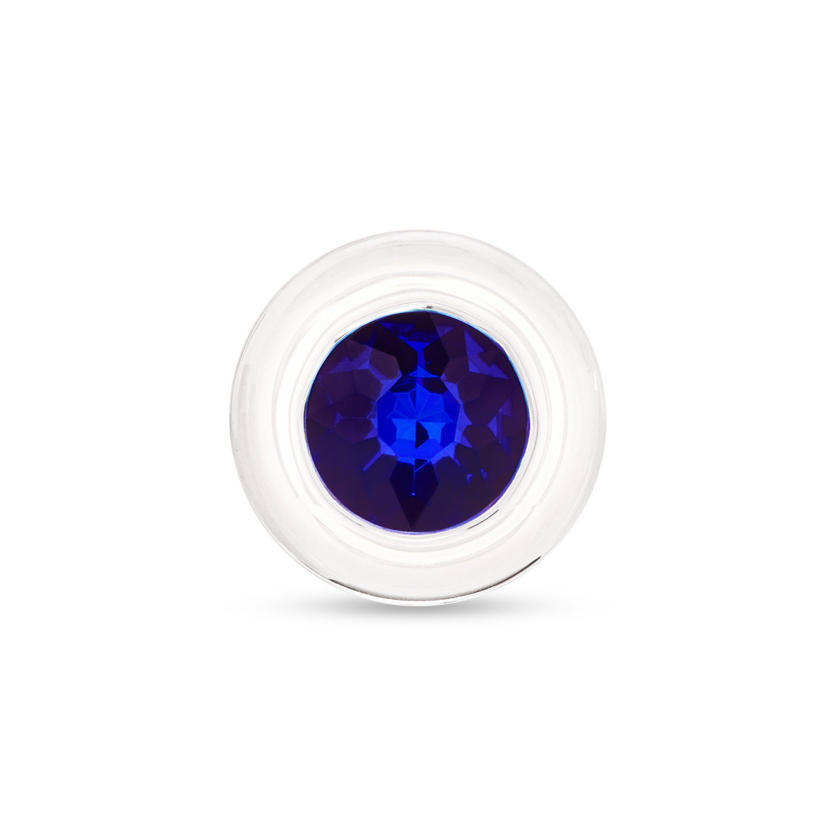 7" Blue Me Away Dildo Blue Gem Base