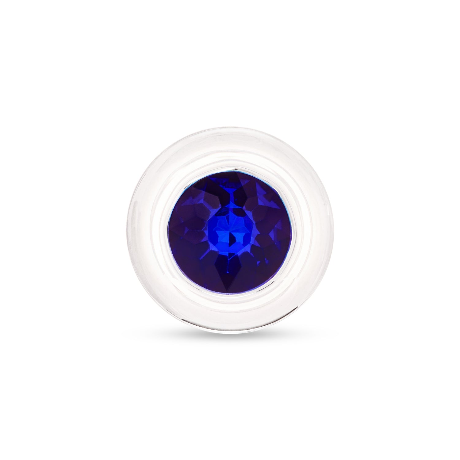 7" Blue Me Away Dildo Blue Gem Base