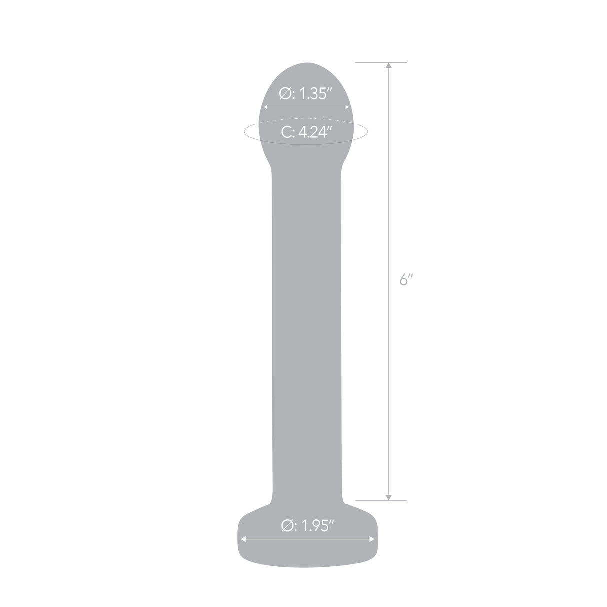 7" Stardust Dildo dimensions