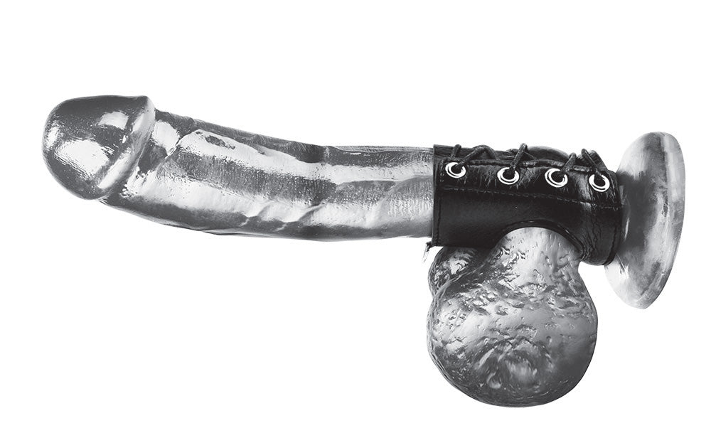 Metallic object resembling a phallic shape on a white background