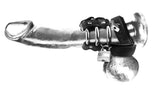 Locking Ball Stretcher, Cock Ring & Three-Ring Cock Cage