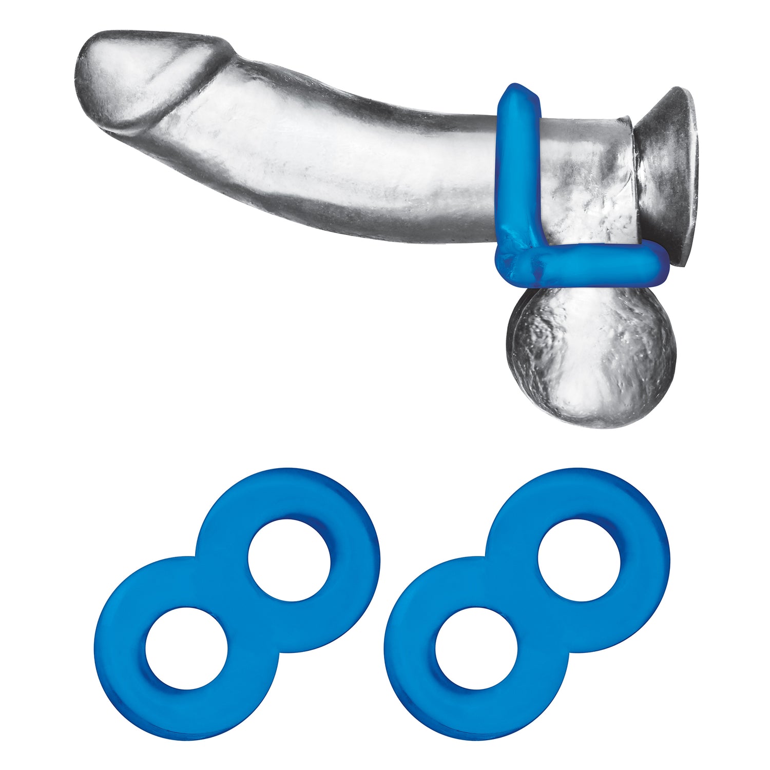 2-Pack Duo Cock And Ball Stamina Enhancement Ring - CBT Toys 2-Pack Duo Cock And Ball Stamina Enhancement Ring - CBT Toys