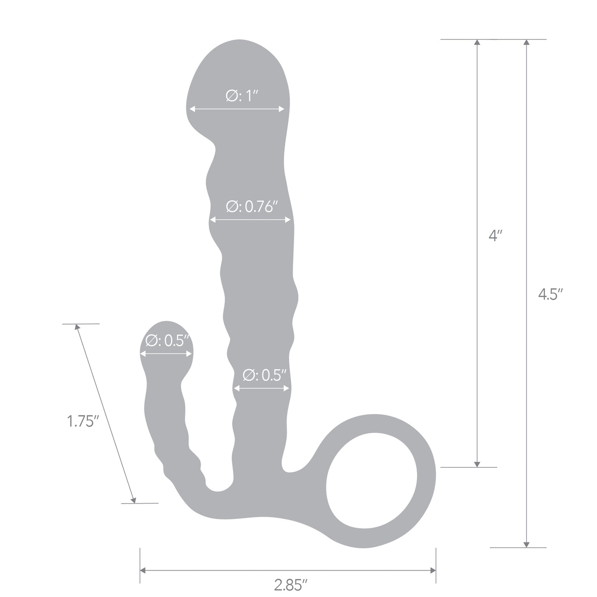 4.5" Beginners Prostate Massager