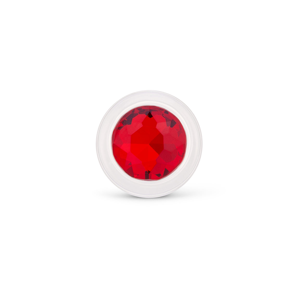 Cherry Sparkle Butt Plug Red Gem Base