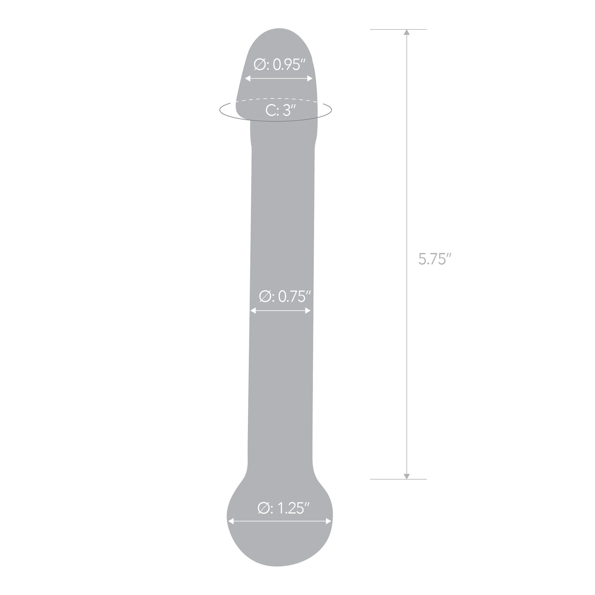 7" Double Ended Straight Dildo