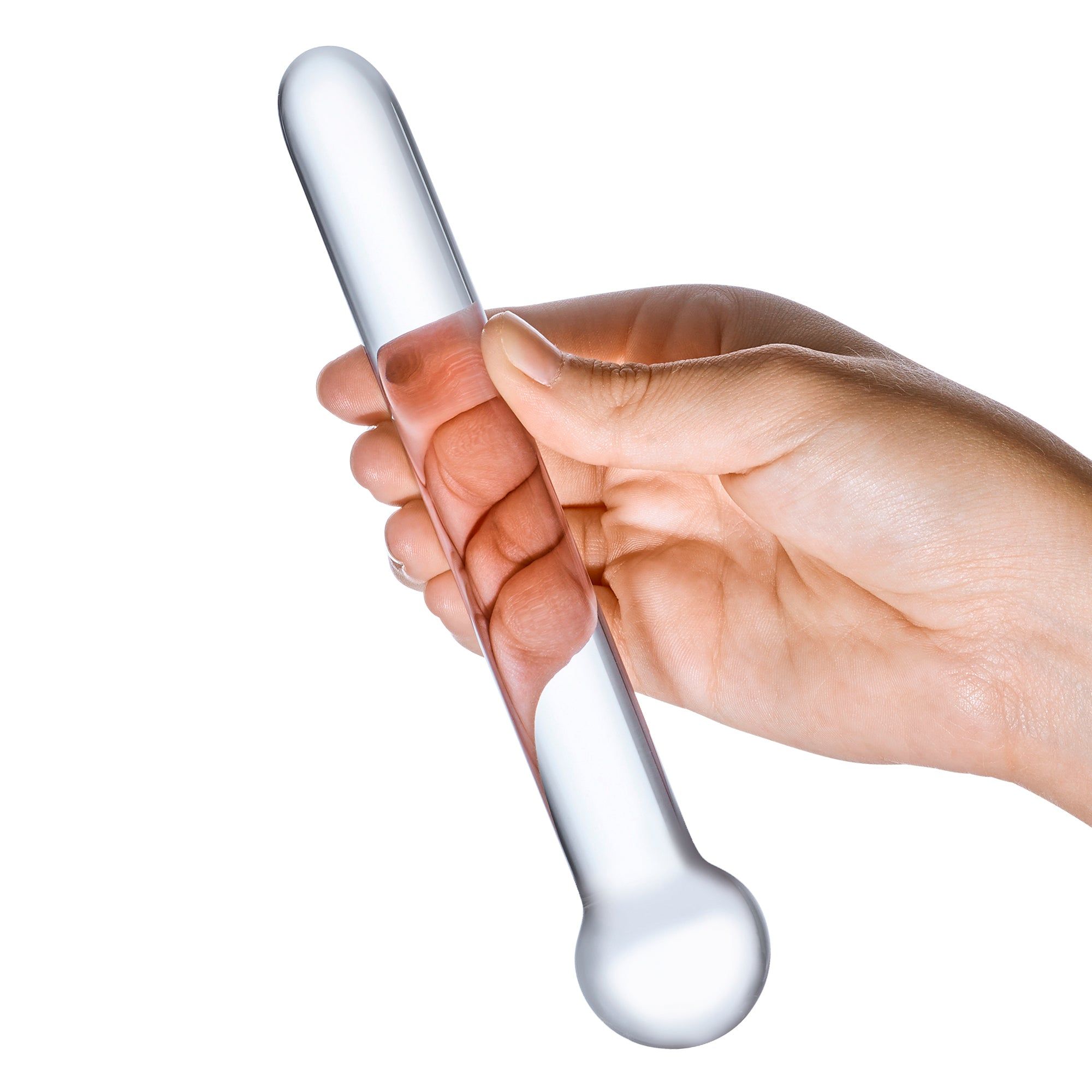 7" Straight Glass Dildo