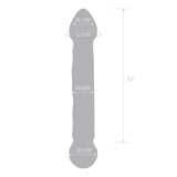 6.5" Textured Double Sided Blue Dildo