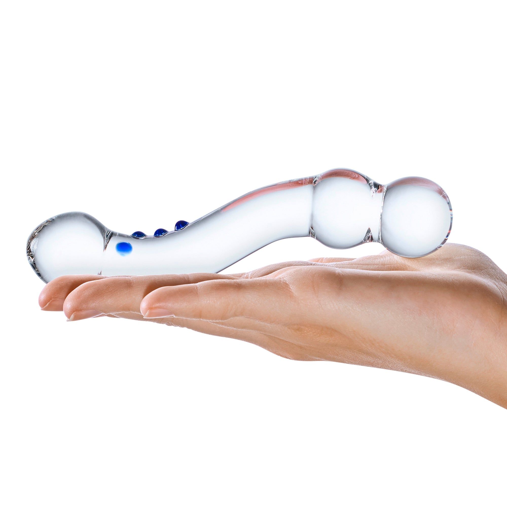 6" Curved G-spot Nubbed Dildo