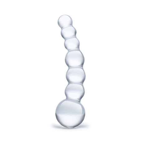 3.75" Curved Glass Anal Beads