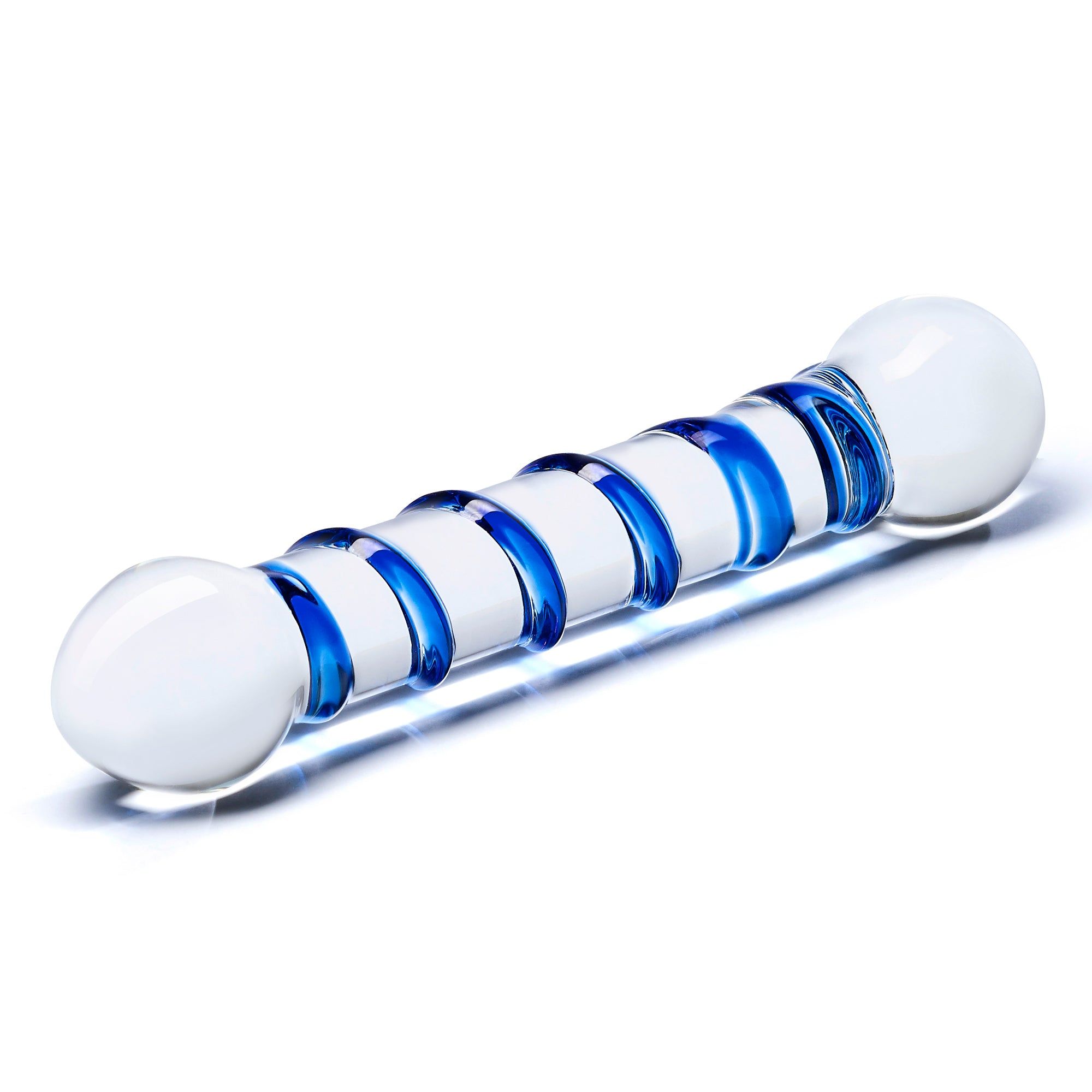 6.5" Spiral Double Ended Dildo